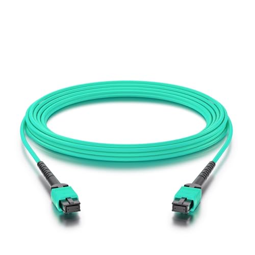 10Gtek® Fiber Patch Cable - MPO to MPO OM3 Multimode Fiber Jumper Patch Cord, 8-core Fiber for QSFP+Transceivers Application, 7-Meter(23-ft) von 10Gtek
