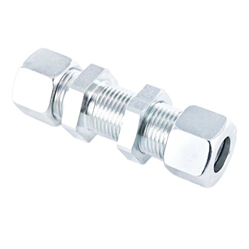 Gerade Schottverschraubung Schneidringverschraubung Stahl verzinkt - SV 22 L - für 22 mm Rohr von 123Stahl-Shop