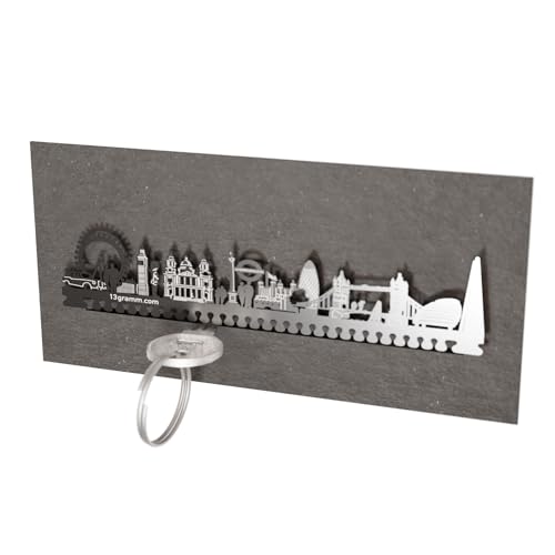 13gramm London Skyline Schlüsselbrett - Stilvolles Geschenk und praktische Aufbewahrung für Schlüssel - Souvenir für jeden London Fan von 13gramm