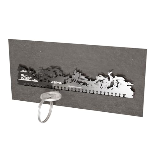 13gramm Tauchen Schlüsselbrett - Stilvolles Wohnaccessoire für Tauchliebhaber - Silhouette, Aufbewahrung, Geschenkidee von 13gramm