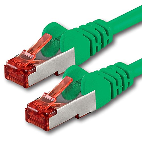 1aTTack.de 1x 30m - Cat 6 Netzwerk-Kabel Patch-Kabel Cat6 RJ45 SFTP - Grün von 1aTTack.de