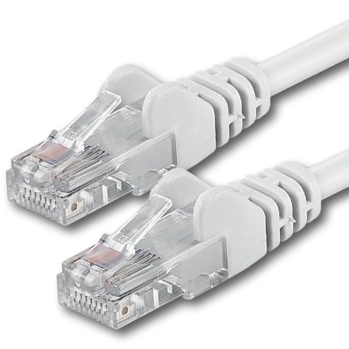 1aTTack.de 3m - weiß - 1 Stück - (PACK) - CAT.6 CAT6 Ethernet-Lan-Netzwerk-Kabel 1000Mbit/s Patchkabel von 1aTTack.de