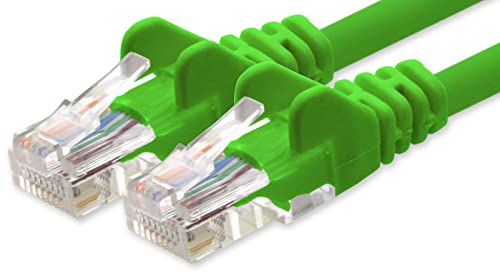 1aTTack.de Netzwerkkabel Cat.6 - grün - 1x - 10m - CAT6 Ethernet Kabel Lankabel 1000 Mbits Patchkabel von 1aTTack.de