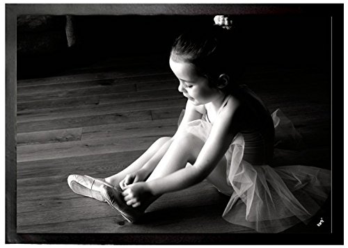 1art1 Ballett Kleine Ballerina II Fußmatte Dekomatte Innenbereich | Design Türmatte 70x50 cm von 1art1