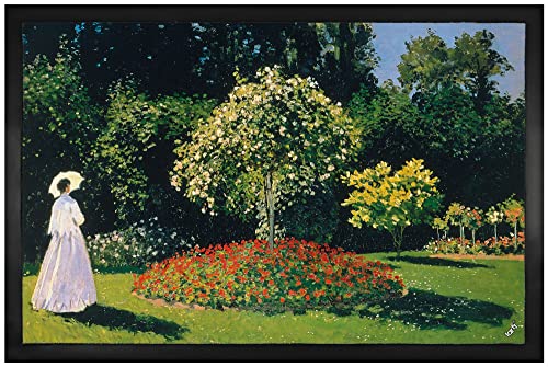 1art1 Claude Monet Dame im Garten, 1867 Fußmatte Dekomatte Innenbereich | Design Türmatte 60x40 cm von 1art1