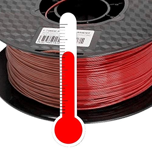 3DZ PLA 1kg 1,75mm 3D Drucker Filament Farbwechsel Kaffee/Rot Temp von 3D-Drucker-Filament.de