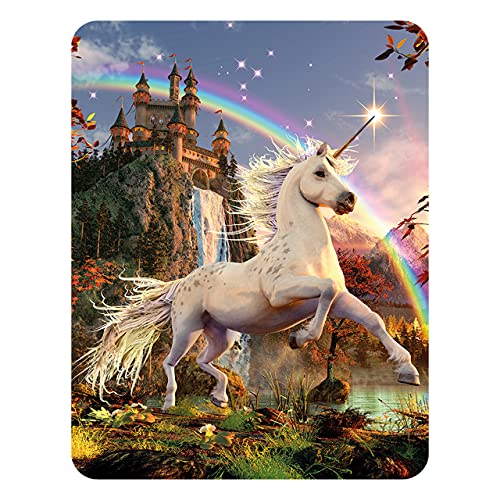 3D LiveLife Magnet - Einhorn Abendstern von Deluxebase. Linsenförmige 3D Einhorn Kühlschrankmagnet. Dekoration für Kinder und Erwachsene mit Kunstwerk lizenziert von bekannt Künstler, David Penfound von 3D LiveLife