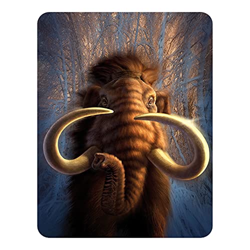 3D LiveLife Magnet - Mammut von Deluxebase. Linsenförmige 3D Jura Kühlschrankmagnet. Dekoration für Kinder und Erwachsene mit Kunstwerk lizenziert von bekannt Künstler, Jerry LoFaro von 3D LiveLife