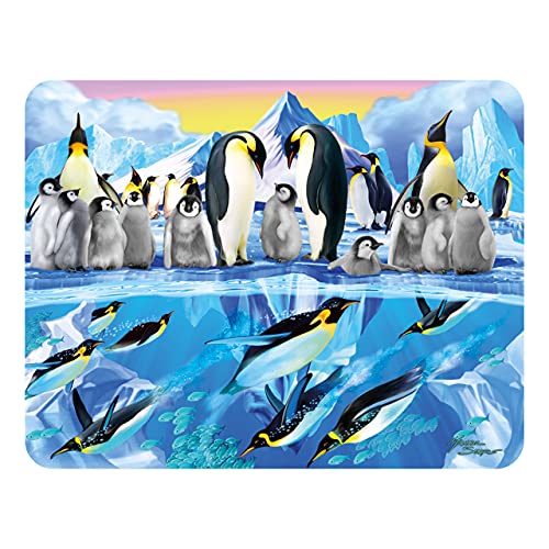 3D LiveLife Magnet - Pinguin Stürzen von Deluxebase. Linsenförmige 3D Ozean Kühlschrankmagnet. Dekoration für Kinder und Erwachsene mit Kunstwerk lizenziert von bekannt Künstler, Michael Searle von 3D LiveLife