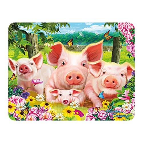 3D LiveLife Magnet - Schweinestall von Deluxebase. Linsenförmige 3D Bauernhof Kühlschrankmagnet. Dekoration für Kinder und Erwachsene mit Kunstwerk lizenziert von bekannt Künstler, Michael Searle von 3D LiveLife