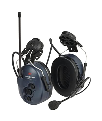 3M PELTOR LiteCom Headset, 33 dB, PMR 446 MHz, Befestigung am Schutzhelm, MT53H7P3E4400-EU von Peltor