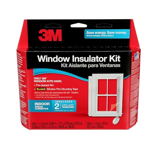 3M 2120W 2120 Fensterisolator-Set, Einzelpackung, 2-Windows von 3M