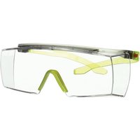 Schutzbrille SecureFit 3700 EN 166-1FT Bügel grau/lindgrün,Scheibe klar PC 7100209413 von 3M