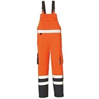 4Protect CHICAGO, Warnschutz-Latzhose orange/navy 3481XL Gr.XL 100% Polyester von 4PROTECT