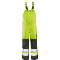 3485-XL Warn-Winter-Wetterschutz-Latzhose atlanta leuchtgelb/grau - 4protect ® von 4PROTECT