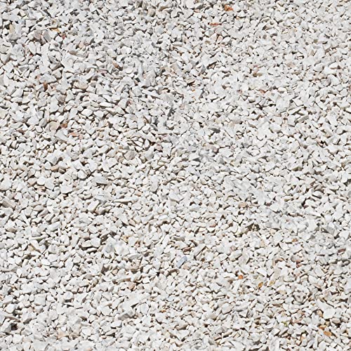 4myBaby Best for Garden Granit Ziersplitt weiß 8-16 mm umweltfreundlich klein Kies Splitt Natur bunt für Beete, Wege & Gartenteiche Zierkies 10 kg-500 kg zur Auswahl (10 kg) von 4myBaby