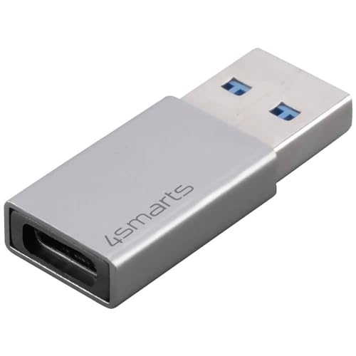 4Smarts USB 3.2 Gen 1 (USB 3.0) Adapter [1x USB 3.2 Gen 1 Stecker A (USB 3.0) - 1x USB-C® Buchse] von 4smarts