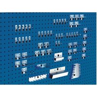 bott Werkzeughalter, 10 Haken/20 Doppelhaken/10 div. Halter, BxHmm, 60-tlg. von Bott