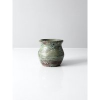 Gesprenkelte Vintage Studio Keramik Vase von 86home