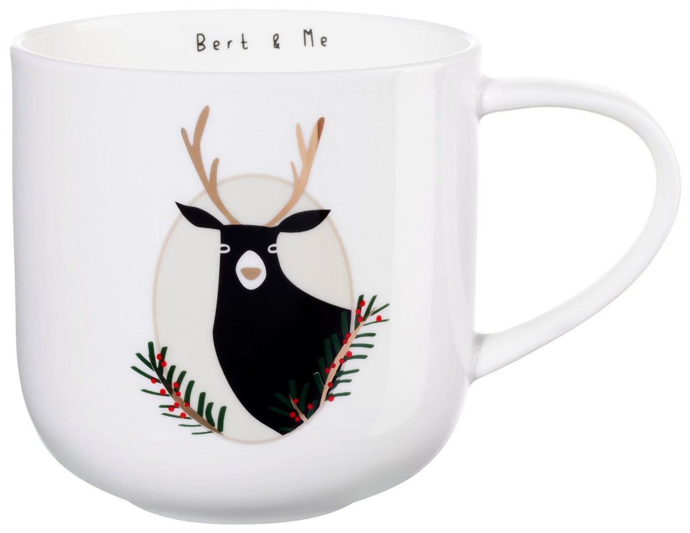 ASA SELECTION Becher Xmas Henkelbecher Bert & Me 0,4l von ASA SELECTION