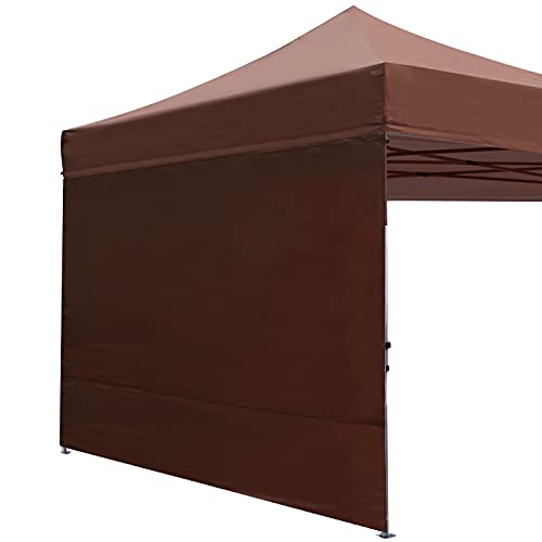 ABCCANOPY Seitenwand/Seitenteile für 3x3m pavillon,3x6m pavillon,partyzelt,festzelt|Wasserabweisend|ohne Fenster,Braun von ABCCANOPY