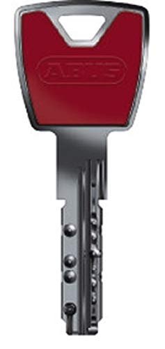 ABUS XP20S Mehrschlüssel, Zusatzschlüssel mit Design-Clip rubinrot von ABUS