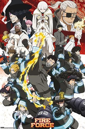 ABYstyle - FIRE FORCE Poster Key Art Saison 2 von ABYSTYLE