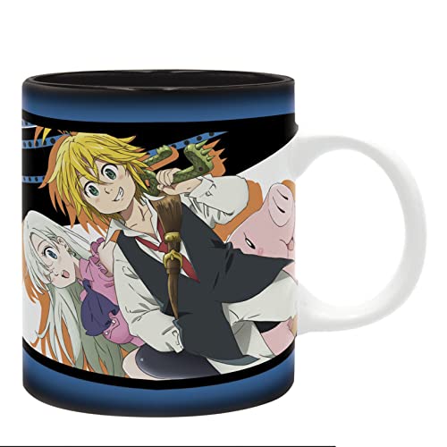 ABYSTYLE - The Seven Deadly SINS Tasse Meliodas, Elizabeth, & Hawk von ABYSTYLE