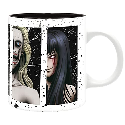 ABYstyle Junji Ito Tasse Collection - weiß/schwarz, bedruckt, 100 % Keramik, Fassungsvermögen ca. 320 ml., Z107445 von ABYSTYLE