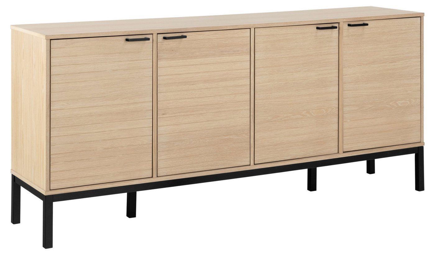 ACTONA GROUP Sideboard Kensington, Anrichte, 4 Türen und 4 Böden weiss pigmentiert Eiche, 180x40x80cm ACTONA GROUP Sideboard Kensington, Anrichte, 4 Türen und 4 Böden weiss pigmentiert Eiche, 180x40x80cm von ACTONA GROUP