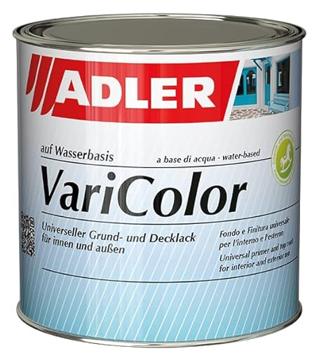 ADLER Buntlack Acryllack Varicolor in vielen Farbtönen, wasserbasiert 375ml RAL6019 Weißgrün von ADLER