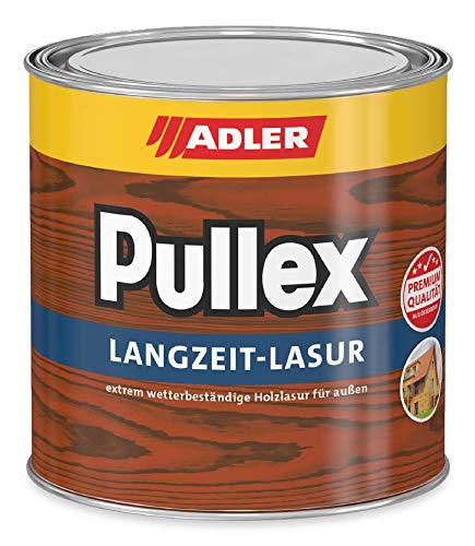 ADLER Pullex Langzeitlasur Afzelia 750 ml - Holzlasur aussen - Universell einsetzbare Lasur für Holz außen - Perfekter UV-, Wetter und Holzschutz, lange Haltbarkeit von ADLER