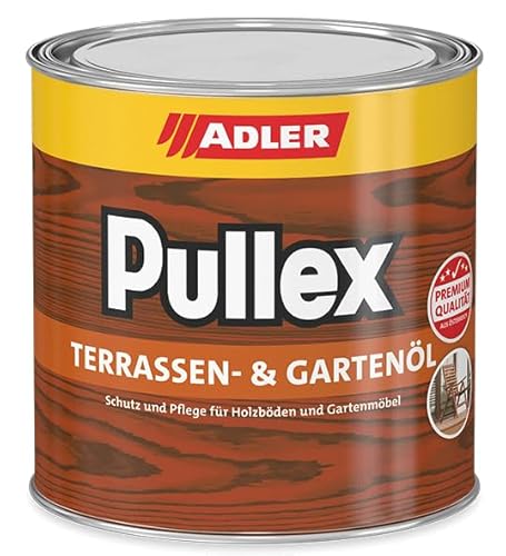 ADLER Pullex Bodenöl 750ml Lärche Öl Holzöl für Terrasse Holzschutz Bangkirai 375ml von ADLER