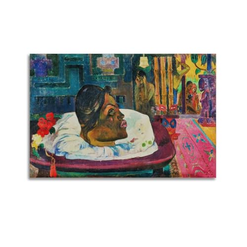 ADovz Paul Gauguin Poster "The Royal Ende", Kunstdruck, Wandfoto, Farbe, hängendes Bild, Familie, Schlafzimmer, Dekoration, Geschenk, 50 x 75 cm von ADovz