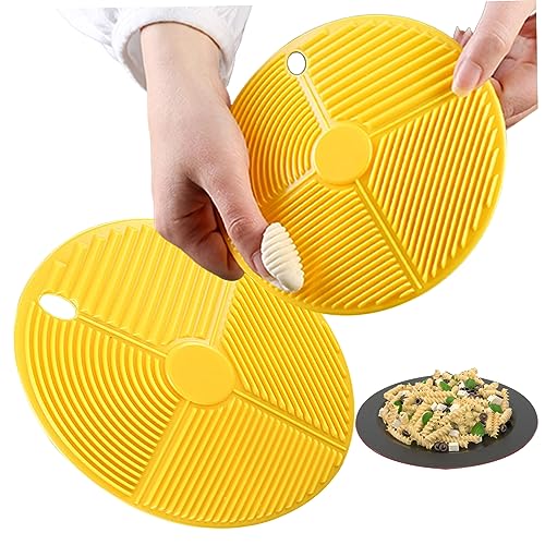 Gnocchi Board 2PCS Pasta Board Gnocchi Maker 5.91 in chaotisch-frei schnell einfach multifunktional Küchen Pasta-Herstellungstools für Gnocchimanual Pasta Maker von AEIOFU