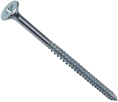AERZETIX - C44815 - Satz von 100 - Holzschrauben - Ø4x70mm - aus verzinktem stahl metall - senkkopf - abdruck kreuzförmig Pozidriv - farbe silber - für schnelle und einfache montage AERZETIX - C44815 - Satz von 100 - Holzschrauben - Ø4x70mm - aus verzinktem stahl metall - senkkopf - abdruck kreuzförmig Pozidriv - farbe silber - für schnelle und einfache montage von AERZETIX
