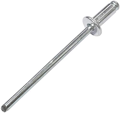 AERZETIX - C48098 - Satz von 100 Blindnieten standard blindniet Ø3.2x8mm aluminium stahl - DIN 7337 A - popnieten - nieten mit bruchfest stange - für montage von metallteilen AERZETIX - C48098 - Satz von 100 Blindnieten standard blindniet Ø3.2x8mm aluminium stahl - DIN 7337 A - popnieten - nieten mit bruchfest stange - für montage von metallteilen von AERZETIX