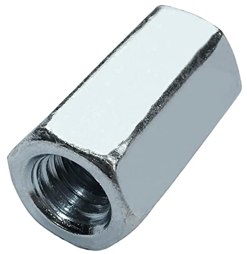 AERZETIX - C58232 - Satz mit 10 Verlängerten sechskant verbindungsmuttern M8x24mm - DIN 6334 - verlängerungsmutter - metrische gewindeverlängerung - verzinkter stahl AERZETIX - C58232 - Satz mit 10 Verlängerten sechskant verbindungsmuttern M8x24mm - DIN 6334 - verlängerungsmutter - metrische gewindeverlängerung - verzinkter stahl von AERZETIX