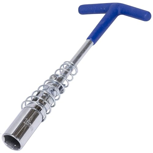 AERZETIX - C68527 - Steckschlüssel für Zündkerzen 16 mm mit ''T'-Griff - gelenkfeder schwenkkopf - Werkzeug zum entfernen von zündkerzen - aus kohlenstoffstahl AERZETIX - C68527 - Steckschlüssel für Zündkerzen 16 mm mit ''T'-Griff - gelenkfeder schwenkkopf - Werkzeug zum entfernen von zündkerzen - aus kohlenstoffstahl von AERZETIX