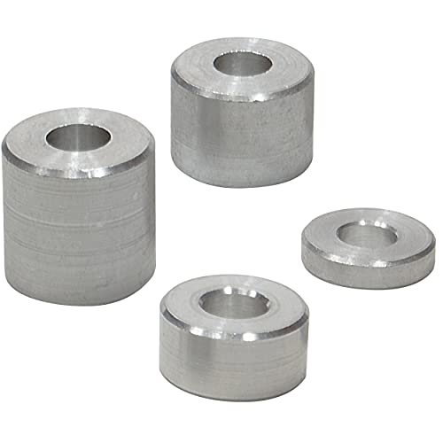 Distanzhülsen 24x10,5x10 mm (10 Stück) aus Aluminium Madenschrauben Abstandshülsen Distanzbuchsen Aluhülse Abstandsbuchsen Alu Abstandhalter Rohrbuchse | AG-BOX® von AG-BOX