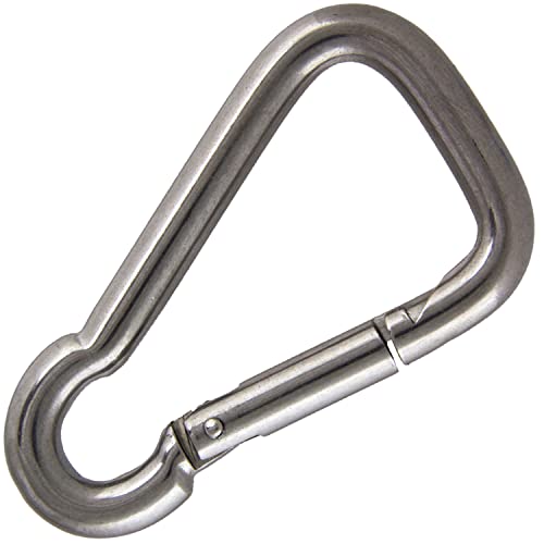 Karabinerhaken Asymmetrisch 10x100mm (1 Stück) aus Edelstahl A4 V4A Karabiner Ohne Kausche Feuerwehr-Karabiner Edelstahlhaken Karabiner-Haken FeuerwehrKarabiner | AG-BOX® von AG-BOX