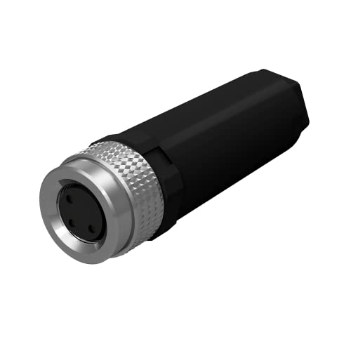 AIXONTEC M8 3 pin feldkonfektionierbarer Sensor Stecker weiblich A kodiert m8 Rundstecker m-8 Sensorleitung 3 polig Kabelverschraubung M 8 female SAC Sensor Aktor connector werkzeuglos toolless von AIXONTEC