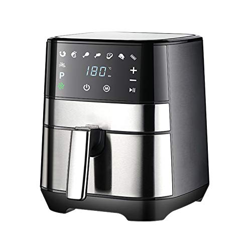 Smart Air Fryer 1500-Watt-programmierbare Basis zum Heißluftfrittieren Digitaler Touchscreen 8 Kochvoreinstellungen Stabilisieren von AJIEYMXD