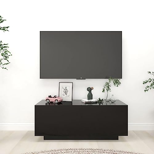 AJJHUUKI Dieser Artikel: TV-Schrank, schwarz, 100 x 35 x 40 cm, Holzwerkstoff von AJJHUUKI