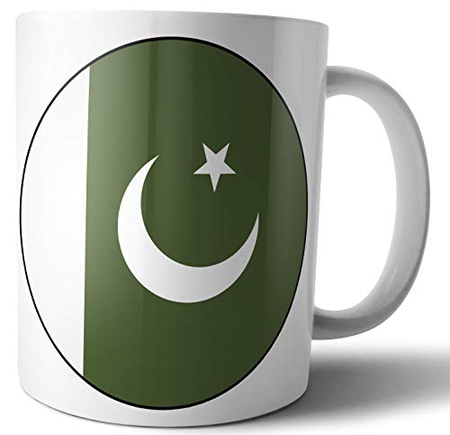Pakistan – Pakistanische Flagge – Tee – Kaffee – Tasse – Tasse – Geburtstag – Weihnachten – Geschenk – Secret Santa – Strumpffüller von AK Giftshop