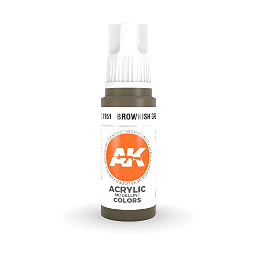 AK Interactive 3rd Gen Acrylic Brownish Green 17ml von AK Interactive