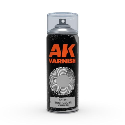 AK-Interactive AK1014 SEMI Gloss Varnish Spray Seidenmatt von AK Interactive