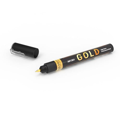 AK Interactive AK1301 METALLIC Liquid Marker - GOLD von AK Interactive