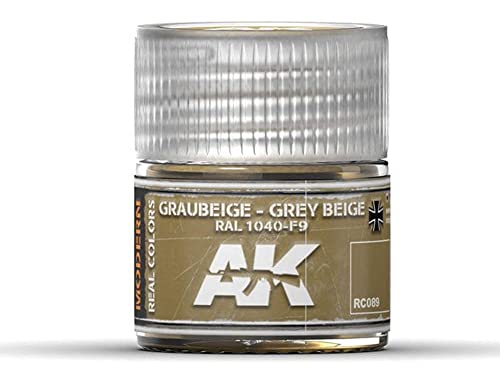 AK REAL COLORS RC089 Graubeige-Grey Beige RAL 1040-F9 (10ml) von AK Interactive