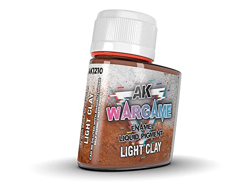 AK WARGAME LIQUID PIGMENTS AK1210 Light Clay (35ml) von AK Interactive